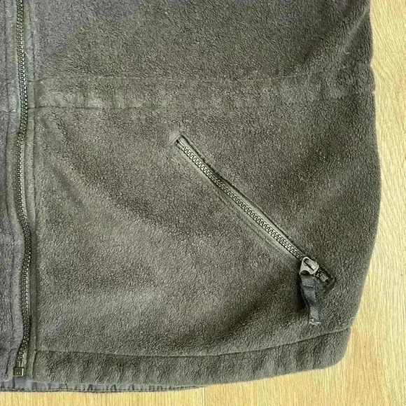 Columbia Women’s Full Zip Fleece Jacket 2XL Black Adjustable Cinch Waist - Picture 8 of 13